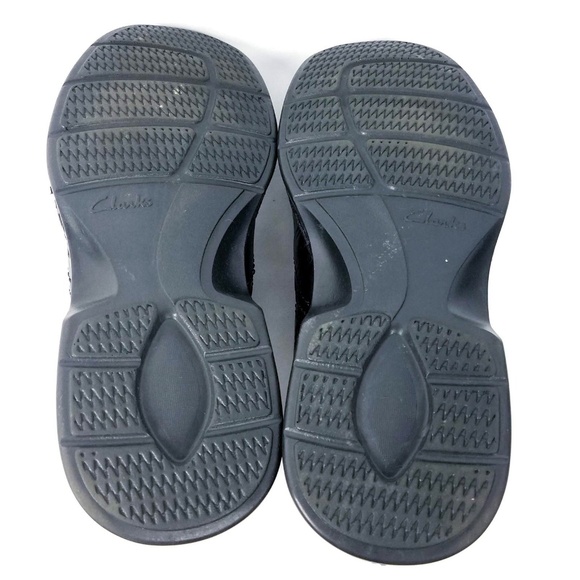 Clarks Mens Loafers Shoes Size 8.5 M Black Leather - Picture 6 of 8